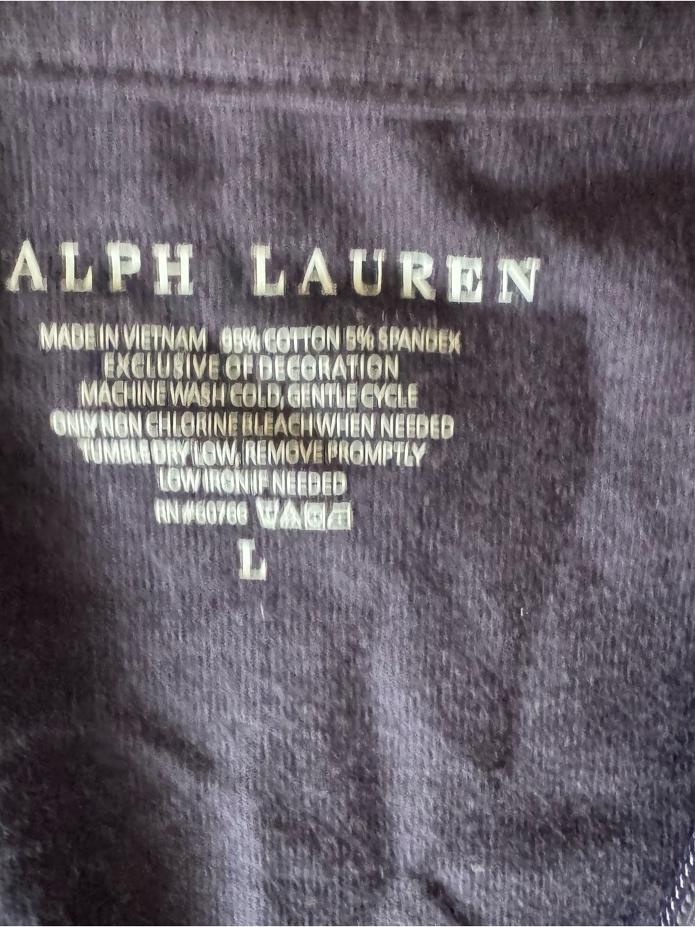 Ralph Lauren Navy Zip-Up Hoodie Women’s L Large Navy - Picture 3 of 4